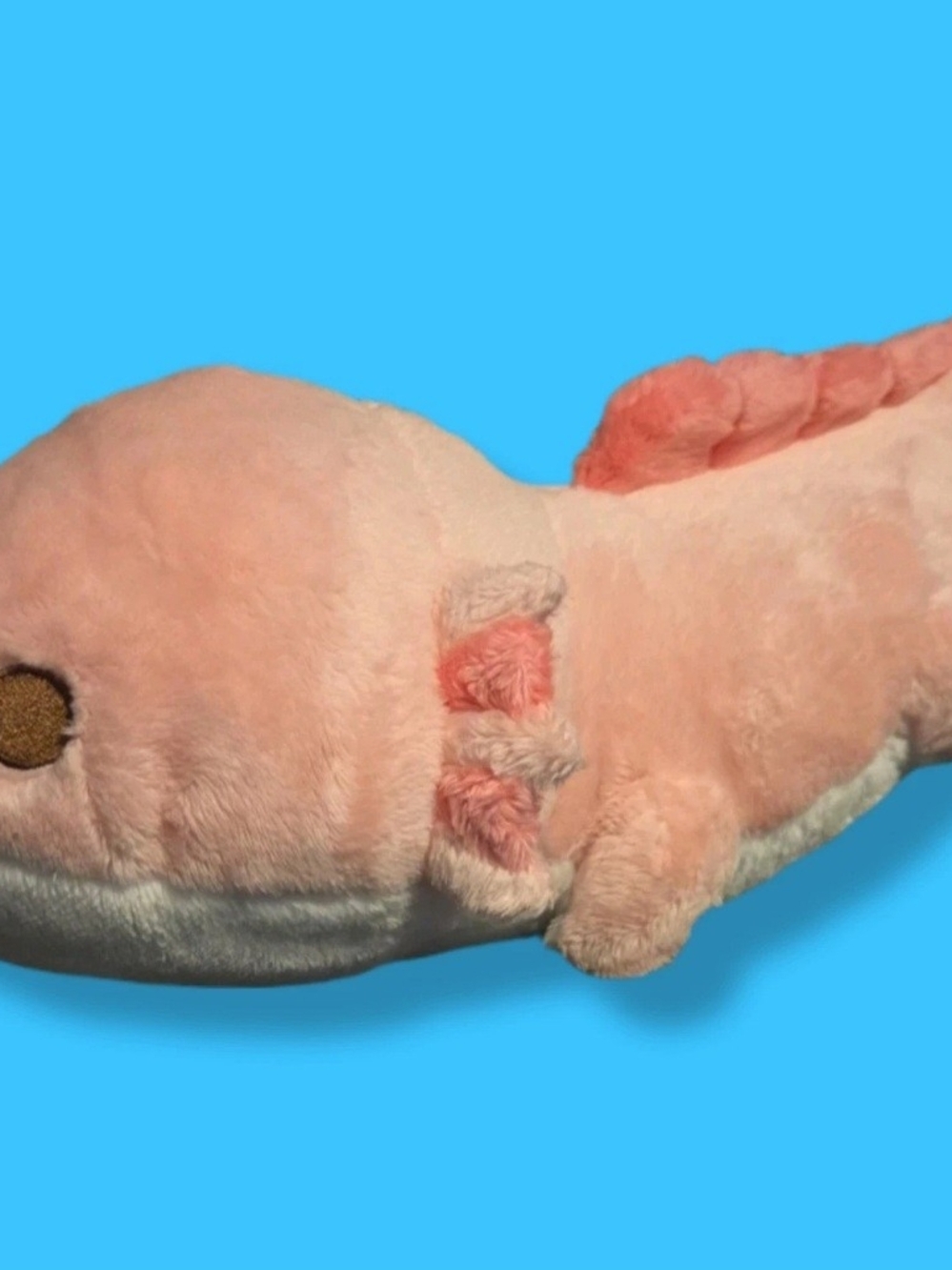 Fluff Nest Puff Pals Alana The Axolotl Plush Stuffed Animal